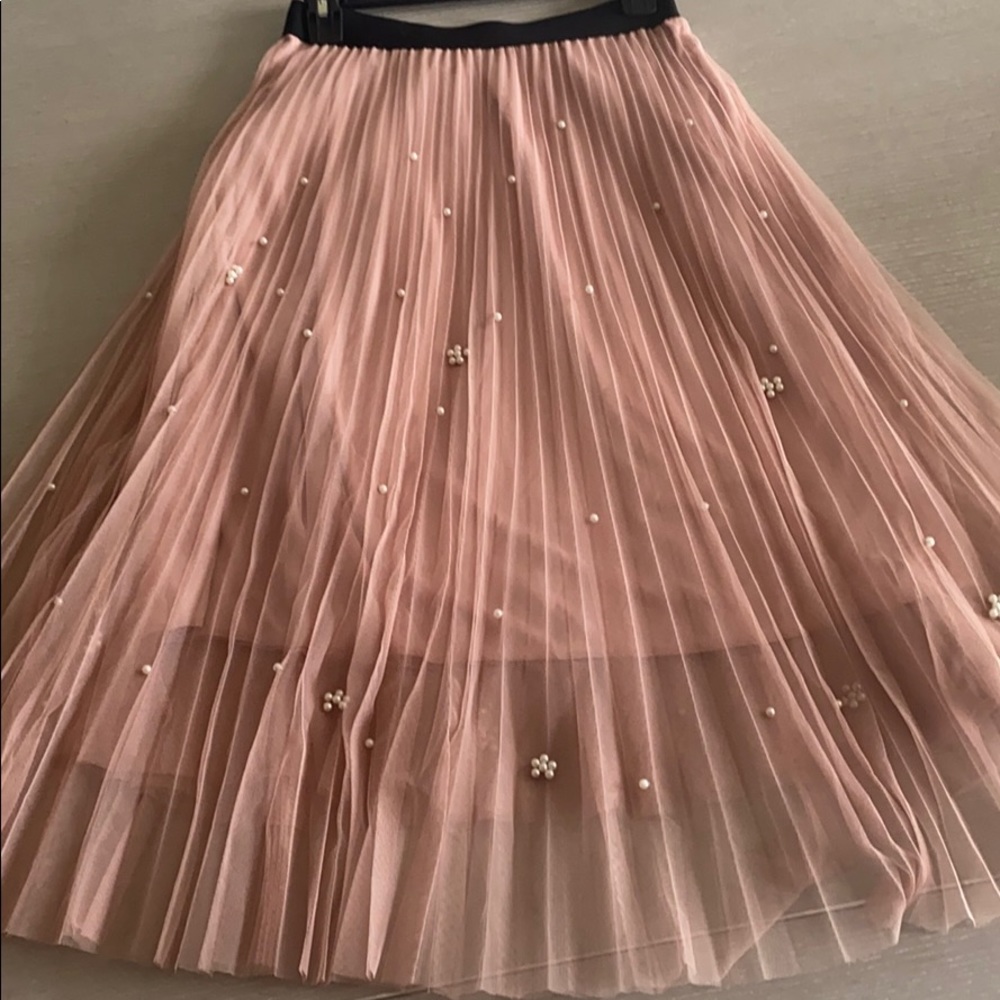 Pink skirt